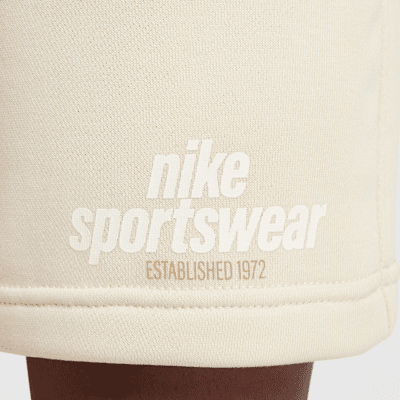 Nike Sportswear Club Shorts de French Terry para niños talla grande