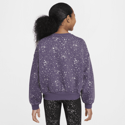 Nike Sportswear Club Fleece Older Kids' (Girls') Crew-Neck Sweatshirt