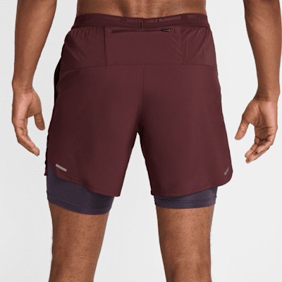 Shorts de running 2 en 1 Dri-FIT de 18 cm para hombre Nike Stride