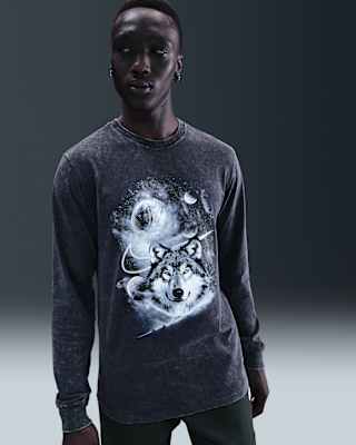 Мужская футболка Nike Long-Sleeve Basketball для баскетбола