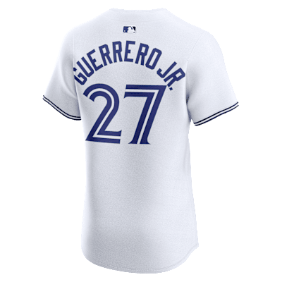 Jersey Nike Dri-FIT ADV de la MLB Elite para hombre Vladimir Guerrero Jr. Toronto Blue Jays