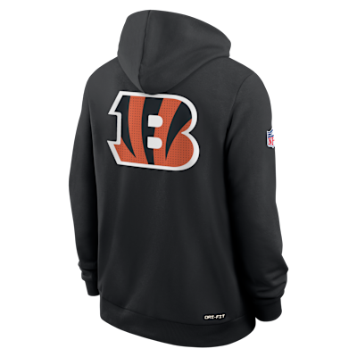 Cincinnati Bengals Utility Player Sideline Men's Nike Dri-FIT NFL Full-Zip Hoodie