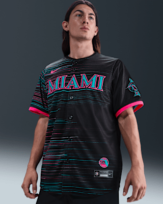 Мужские джерси Miami Marlins City Connect Men’s Nike Dri-FIT ADV MLB Limited Jersey