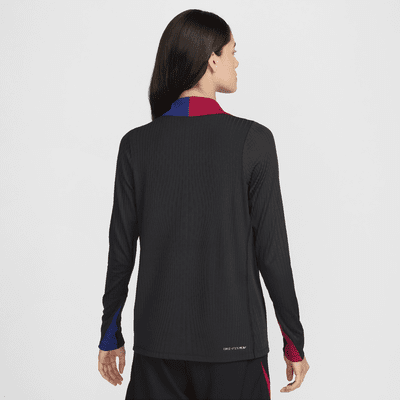 Haut d'entraînement de foot en maille Nike Dri-FIT ADV FC Barcelona Strike Elite pour femme