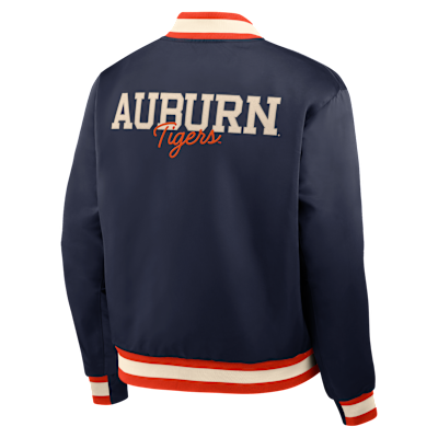 Auburn Legacy Men's Nike College Full-Snap Bomber Jacket