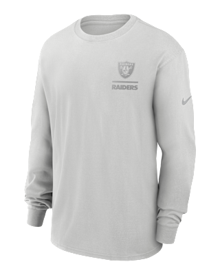 Мужская футболка Las Vegas Raiders Essential Heavy Max90 Nike NFL Long-Sleeve