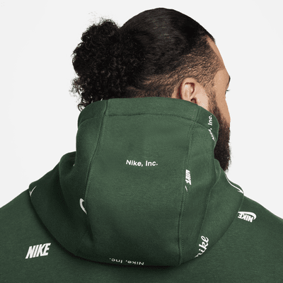 Nike Club Fleece Men's Allover Print Pullover Hoodie. Nike.com
