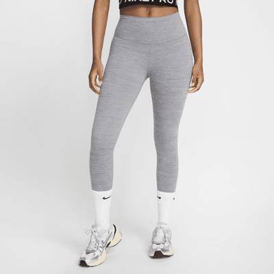 Leggings cropped de tiro alto para mujer Nike One