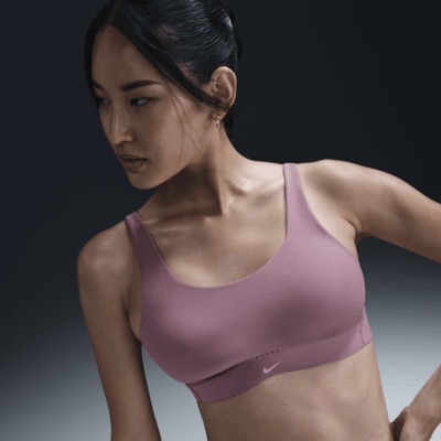 Bra deportivo de media sujeción con almohadillas para mujer Nike Alate Coverage