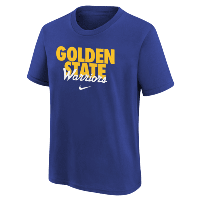 Playera Nike de la NBA para niños talla grande Golden State Warriors DNA