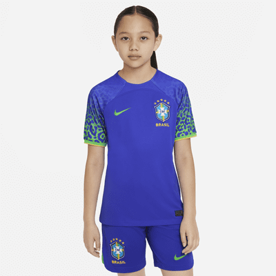 Brazil 2022/23 Stadium Away Older Kids' Nike Dri-FIT Football