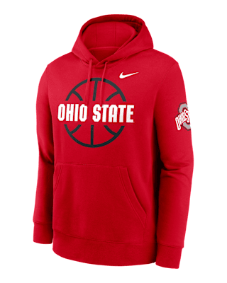 Мужское худи Ohio State Buckeyes Club Basketball Icon Nike College Pullover Hoodie для баскетбола