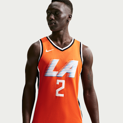 Jersey Nike Swingman de la NBA para hombre de Kawhi Leonard de Los Angeles Clippers City Edition