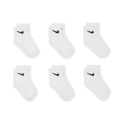 Nike Logo Ankle Socks Box Set (6 Pairs) Baby Socks