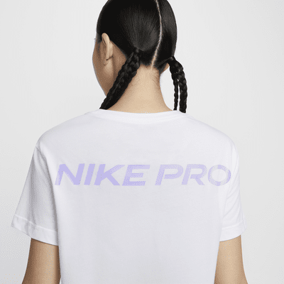 Nike Pro Women's Dri-FIT Short-Sleeve Cropped Tee