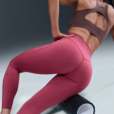 Nike Universa Women's High-Waisted 7/8 Leggings with No Front Seam