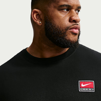 Nike Life kortermet strikket overdel med firkantet form til herre