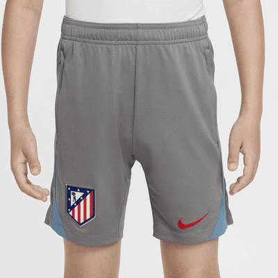 Atlético Madrid Strike Nike Dri-FIT strikket fotballshorts til store barn