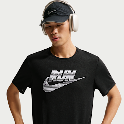 ナイキ マイラー メンズ Dri-FIT UV プロテクション ショートスリーブ ランニングトップ