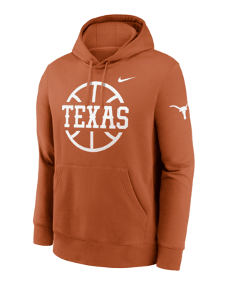 Мужское худи Texas Longhorns Club Basketball Icon Nike College Pullover Hoodie для баскетбола