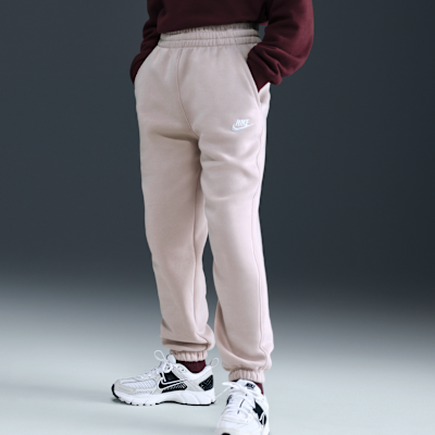 Løstsiddende Nike Sportswear Club Fleece-bukser til større børn