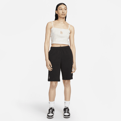 Top cropped de tela de canalé para mujer Nike SB N7