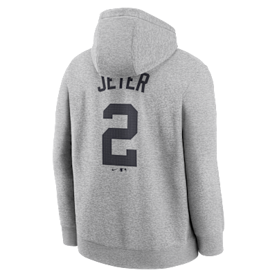 Derek Jeter New York Yankees Club Men's Nike MLB Pullover Hoodie
