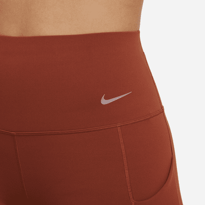 Leggings de 7/8 de tiro alto y sujeción media con bolsillos para mujer Nike Universa