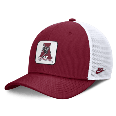 Alabama Crimson Tide Legacy Rise Mascot Men's Nike College Trucker Adjustable Hat