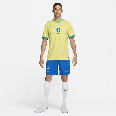 Shorts de fútbol Nike Dri-FIT replica de Brasil local 2024 Stadium para hombre