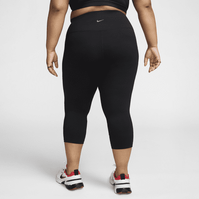 Leggings cropped de tiro alto para mujer (talla grande) Nike One