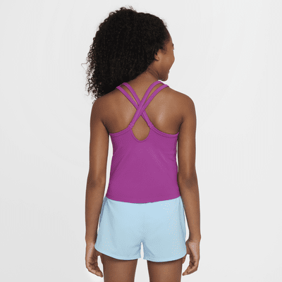 Nike One Fitted Dri-FIT tanktop voor meisjes