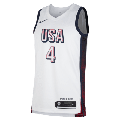 Jersey de básquetbol Nike Dri-FIT unisex Stephen Curry Team USA USAB Limited Home