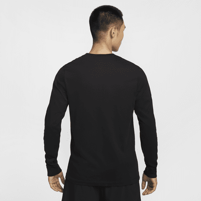 Nike Men's Dri-FIT Long-Sleeve Fitness T-Shirt