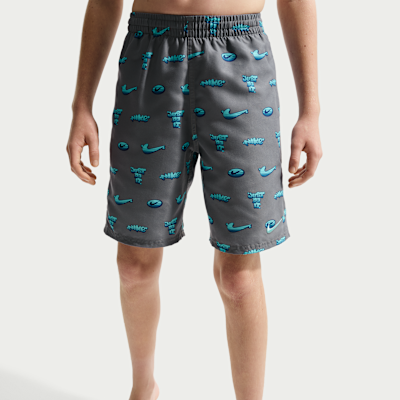 Shorts de playa o alberca de 18 cm con forro de ropa interior para niño talla grande Natación Nike