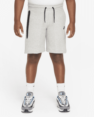 Подростковые шорты Nike Sportswear Tech Fleece Big Kids' (Boys') Shorts (Extended Size)