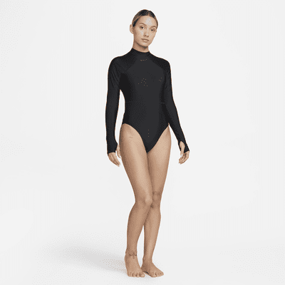 Nike Fusion Women's Long-Sleeve One-Piece Swimsuit