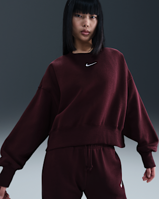 Женский свитшот Nike Sportswear Phoenix Fleece Over-Oversized Crew-Neck