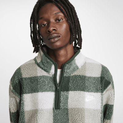 Haut pour l'hiver à demi-zip Nike Club pour homme