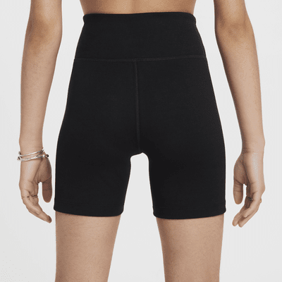 Nike Sportswear Classic bikershorts met hoge taille voor meisjes (13 cm)