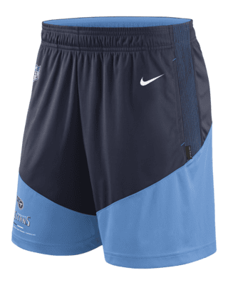 Nike Men's Dri-Fit Primary Lockup (NFL Tennessee Titans) Shorts Blue