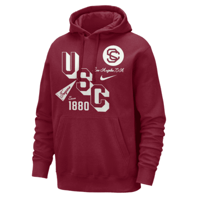 Sudadera con gorro universitaria Nike para hombre USC Club