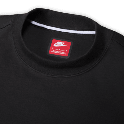 Camisola de lã cardada de manga curta Nike Tech para homem