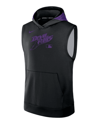 Мужское худи Tampa Bay Rays Authentic Collection Men’s Nike Dri-FIT MLB Sleeveless Pullover Hoodie