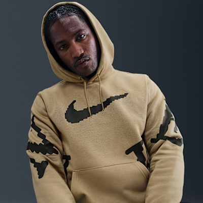 Sudadera con gorro de tejido Fleece para hombre Nike Sportswear Club