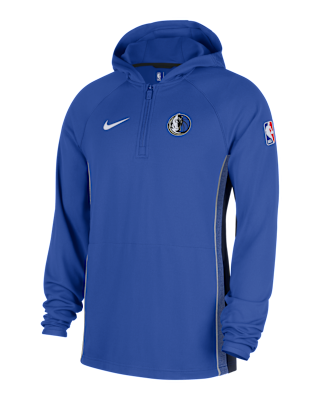 Мужское худи Dallas Mavericks Zoned Nike Dri-FIT NBA 1/4-Zip Hoodie