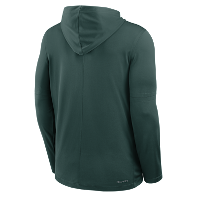 Michigan State Sideline Men's Nike Dri-FIT College Long-Sleeve Hooded Top