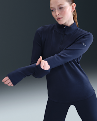 Женские  Nike One Therma-FIT 1/2-Zip Mid Layer