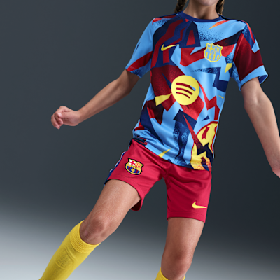 FC Barcelona 2025/26 Stadium Fourth Nike Dri-FIT Replika-Fußballshorts (ältere Kinder)