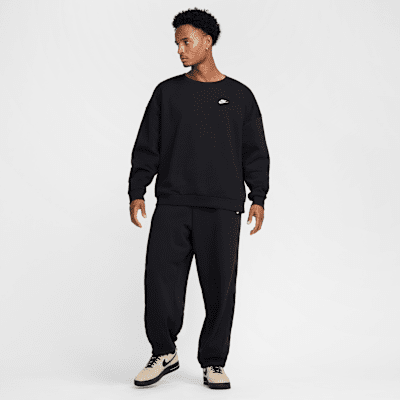 Sweat oversize à col ras-du-cou en Fleece Nike Sportswear Club pour homme